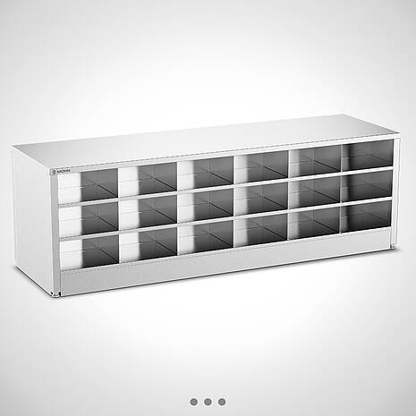 Swing-over bench highline made of stainless steel for high care areas | Mohn GmbH
