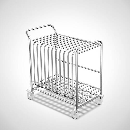 Transport trolley for 12 plastic sheets type TWPE-12, art. no. 43.00.00.35 
