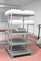 Kebab transport rack Type DTG-5-100-92 in the blast freezer, ID 05-60020 