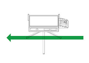 Turnstile passage direction