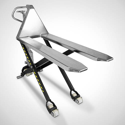 Scheren-Gabelhubwagen Typ SHW-M /Semi-Rostfrei, Art.-Nr. 30.00.01.21