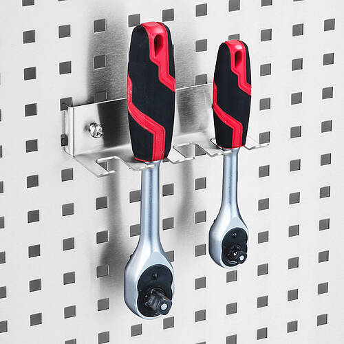 Werkzeughalterkamm Typ WZHK zur Anbringung an Lochwand, Art.-Nr. 44.20.04.02