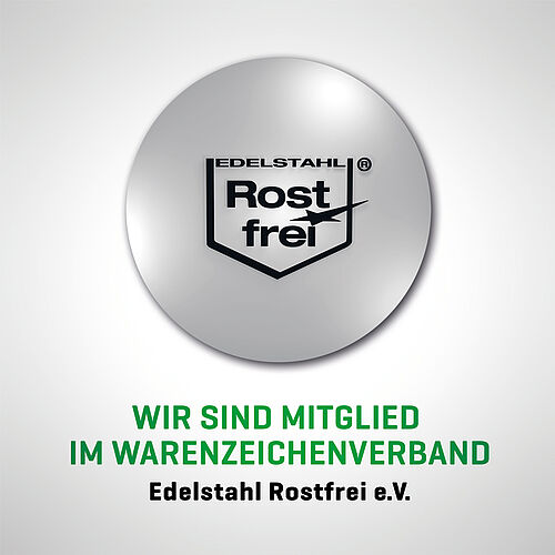 Mitglied im Warenzeichenverband Edelstahl rostfrei | Mohn GmbH