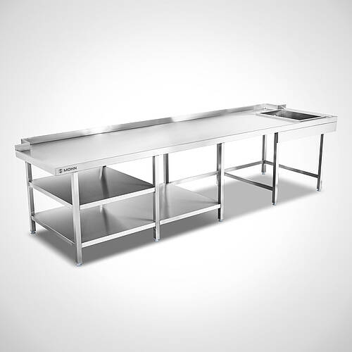 Sink unit with 2 shelves and 1 sink type SPT-1B-MA-B-SON 345-95, ID no. 24-91954-5 