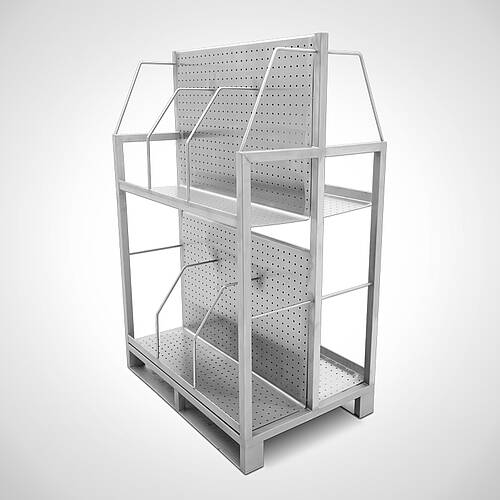 Kebab transport rack type DTG-S 2, 2 tiers, ID: 16-63290-3
