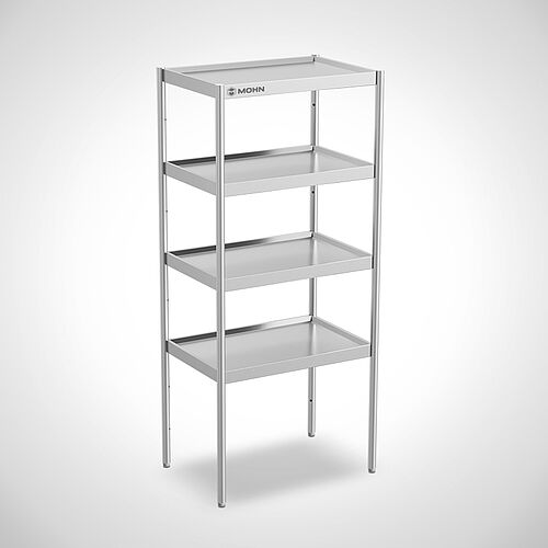 System rack type SR-Highline with optional beaded edge shelves type SR-WR-80-55, ID 23-62583