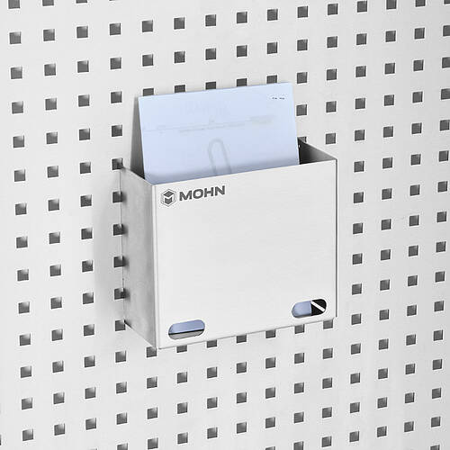 Dokumentenhalter Typ DHA-LW-DIN-A5 für Mohn-Lochwände, Art.-Nr. 44.20.04.32 