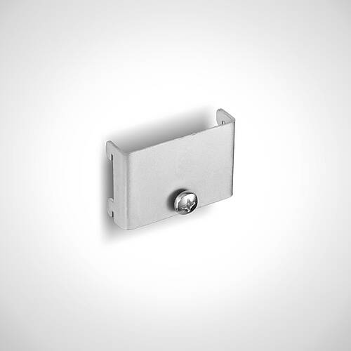 Grundplatte aus rostfreiem Edelstahl mit Fixierschraube Typ GP60, Art.-Nr. 44.20.04.15 