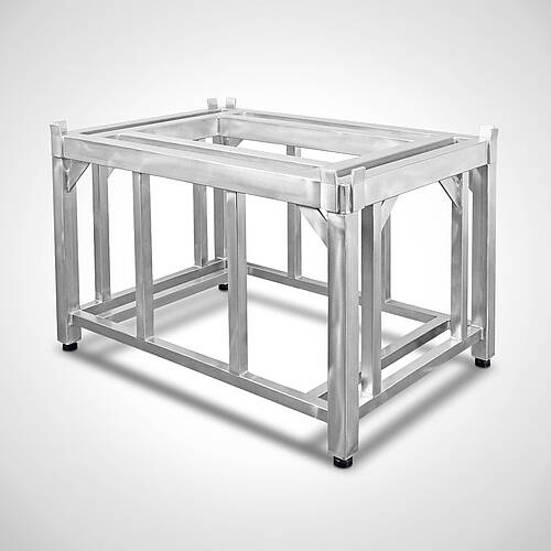Edelstahl-Gestell für IBC-Container Typ G-IBC-120-80, Art.-Nr. 40.00.01.70 