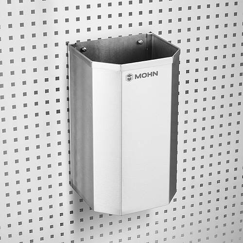 Abfallbehälter für Lochwand Typ ABH-K, kleine Ausführung, Art.-Nr. 44.20.04.33 