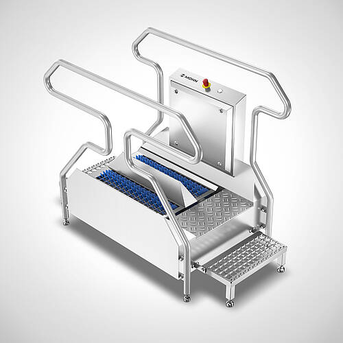 Sole cleaning machine Type Sole-Star 1100 Highline in right execution, art. no. 11.10.07.30 Sole cleaning machine Type Sole-Star 1100 Highline in right execution, art. no. 11.10.07.30