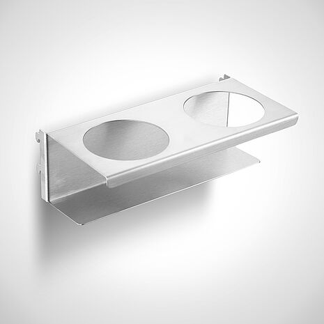 Dosenhalter 2-fach Typ DOHA-2 zur Anbringung an Lochwand/Werkzeugwand | Mohn GmbH