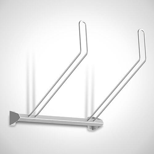 Eimer-Abtropfhalter aus Edelstahl für 2 Eimer Typ EAH-2-HL, Art.-Nr. 48.00.00.12 