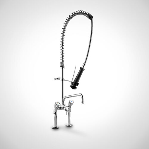 Dish shower Type GEWB-2 L/S Highline, 2-hole standing mixer tap, art. no. 93.00.00.75 