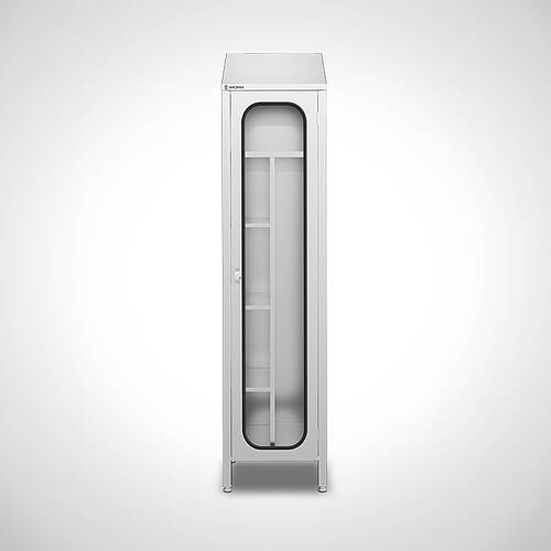 Storage Cabinet with Continuous Divider, Model AS-TD HIGHLINE-50-50, Item No. 44.20.00.22 