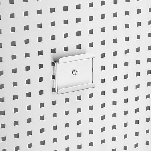 Halteschiene für Sichtlagerkasten Typ HSK 100, 100 mm lang, Art.-Nr. 44.20.04.11 