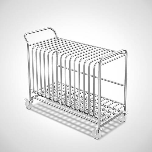 Transport trolley for 16 plastic sheets type TWPE-16, art. no. 43.00.00.37 