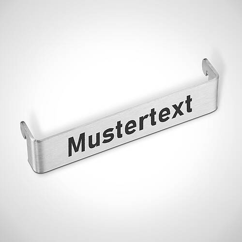 Beschriftungs-Aufhänger für Lochwand/Werkzeugwände Typ BA-90 (90 mm breit), Art.-Nr. 44.20.04.41, beschriftet 