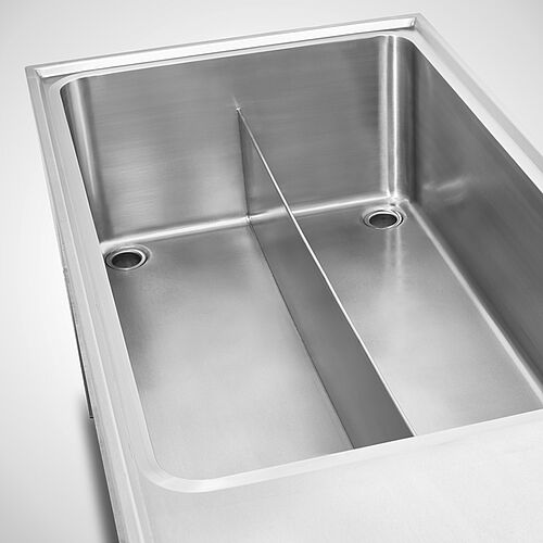 Sink unit type SPT-1B/MA SON, detail basin with divider, ID 20-64220 
