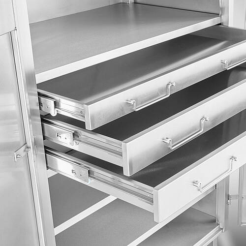 Detail: Werkstatt-Ablageschrank 3 Schubladen mit Vollauszügen, ID 25-61511