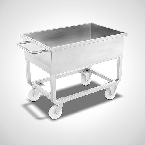 Tub trolley with right-angled corners, art. no. 43.00.00.16 