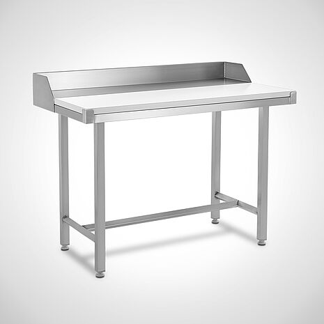 Stufenarbeitstisch Standard, Aufkantung 3-seitig | Mohn GmbH