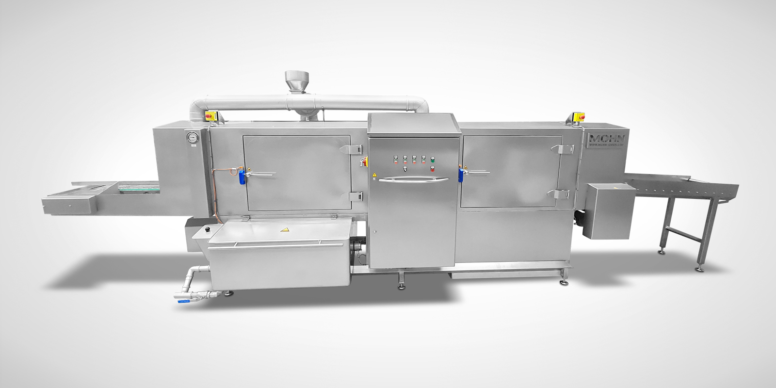 Industrial washing machine cans, buckets, bagged products Mohn GmbH