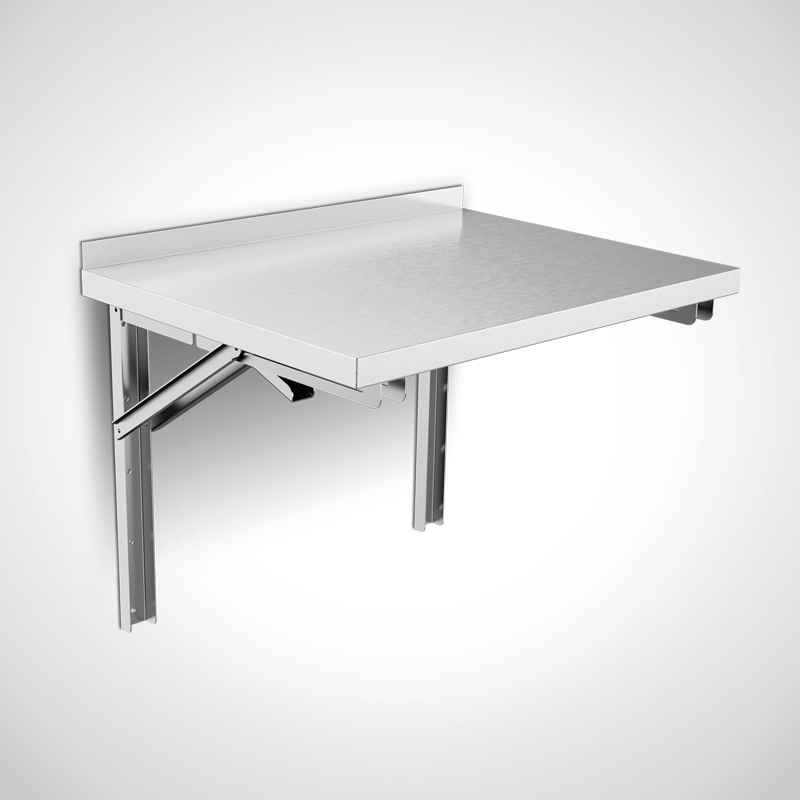 WandKlapptische aus rostfreiem Edelstahl Mohn GmbH