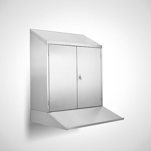 Wall-cabinet with slant-top desk Type WS-IB 100-40/80, art. no. 21.00.00.00 