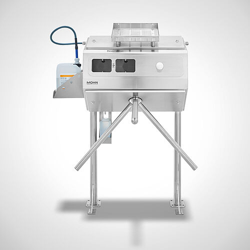 Automatic soap dispenser with turnstile + document tray Type Soap-Control SL-Highline