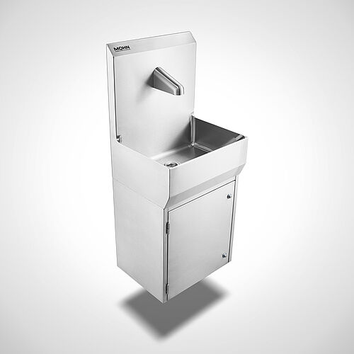 Wall-mounted base cabinet Type US-HWB-W/L 41 and hand wash basin Typ HWB-HL 1 