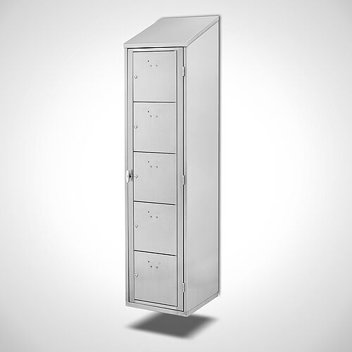 Wandhängender Wäsche-Ausgabeschrank Typ WAS-WH-VA-EU 1/5, Art.-Nr. 45.10.07.50 