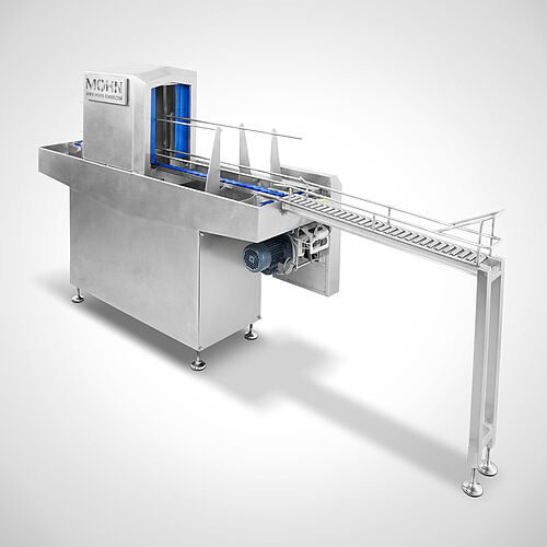 Pass-through knife-basket disinfection Type Steri-King with opt. outfeed conveyor 