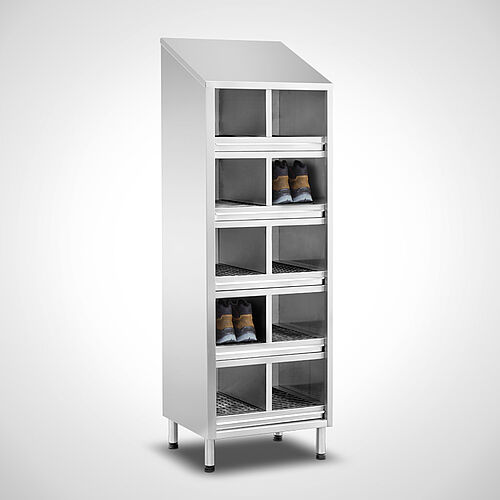 Shoe-/compartment cabinet Type SFS-10-AF-VA, art. no. 29.00.00.82 