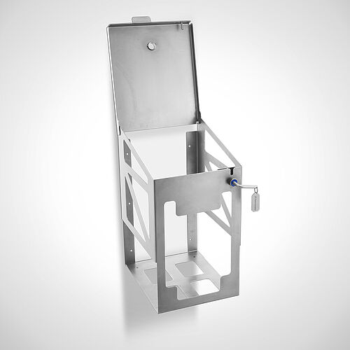 Can holder Type KH-CA I, art. no. 05.04.00.03, open lid-with key 