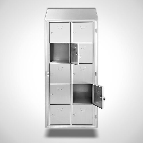 Wandhängender Wäsche-Ausgabeschrank Typ WAS-WH-VA-EU 2/5, Art.-Nr. 45.10.07.51 