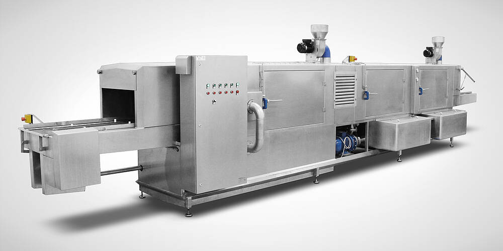 Industrie-Waschanlage (Kistenwaschanlage/Palettenwaschanlage) Highline Typ DLWA 1000-2T/2+ PAL | Mohn GmbH