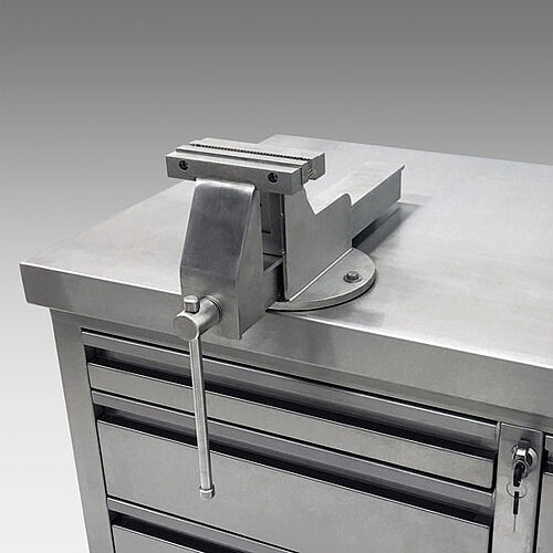 Option: Vice made of stainless steel