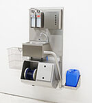 Hygienic-station type Euroclean-Complete with can holder