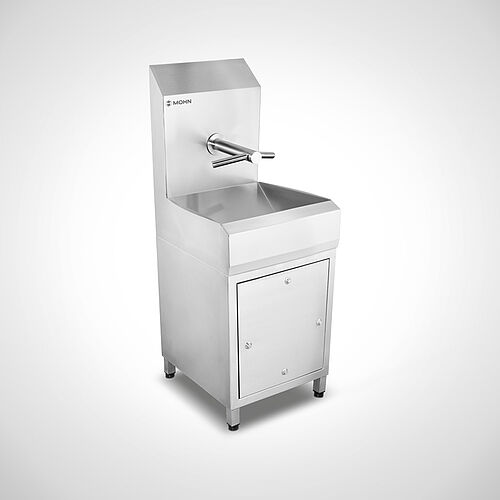 Hand wash basin with feet Type HWB-SRS-DT 1/24V Ecoline with Dyson-Tap sensor faucet 
