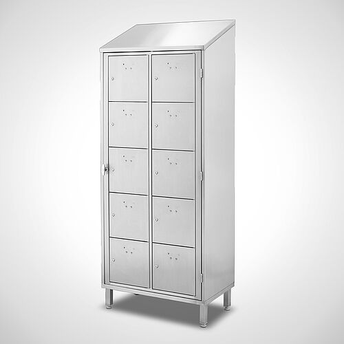 Laundry output cupboard Type WAS-AF-VA-EU-2-5 (10 compartments), art. no. 45.10.07.55 (right) 