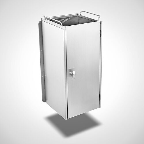 Laundry bag holder cabinet made of stainless steel Type WSH-S-SON 40-40, ID 22-61357 