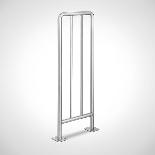 Edelstahl-Geländer Typ G-II 129/050: Art.-Nr. 72.12.90.50, Länge 500 mm 