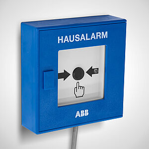 Push button emergency system for surface adhere magnet-locking system, art. no. 39.00.05.06 