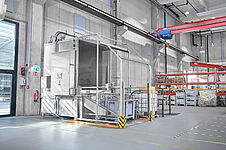 Cabin washing system Type KWA-Rotar for big-boxes | Mohn GmbH 