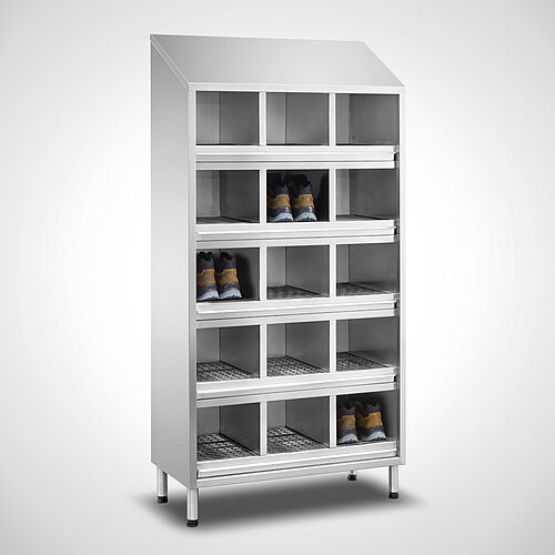 Shoe-/compartment cabinet Type SFS-15-AF-VA, art. no. 29.00.00.83 