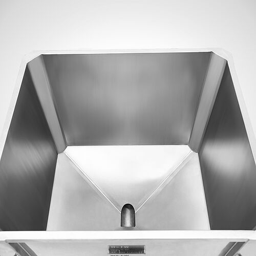 Stainless steel tomato purée bin Type TOMA-B 830, ID 16-64291, view bin inside 