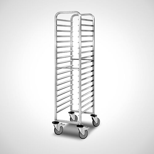 Gastronorm shelf-cart Type GNW-18-1-1 with 18 layers for GN 1/1 sheets, item no. 49.00.02.70 