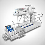 Hygiene station Check-In-Station II Highline with optionally boot cleaning station Type Boot-Star I-M 