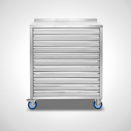 Stainless steel drawer cabinet type SCS-F 11, art. no. 99.85.99.99 